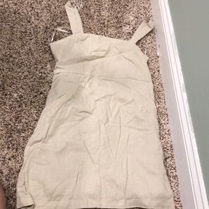 Woven Khaki Dress Short Length. Forever 21